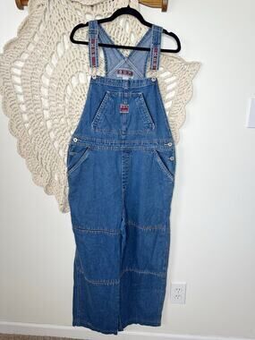 B.U.M Equipment Vintage 90s Denim Overalls Size XL